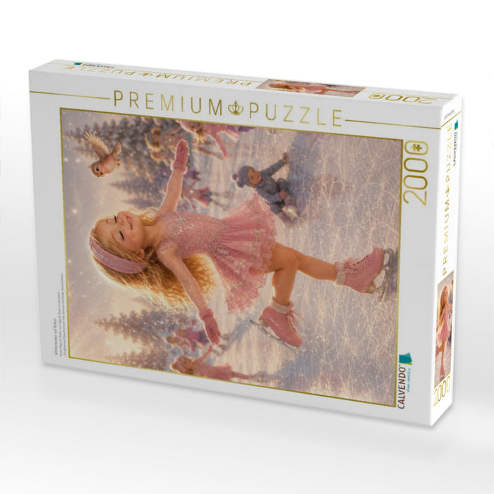 Winterzauber auf Kufen - CALVENDO Foto-Puzzle'