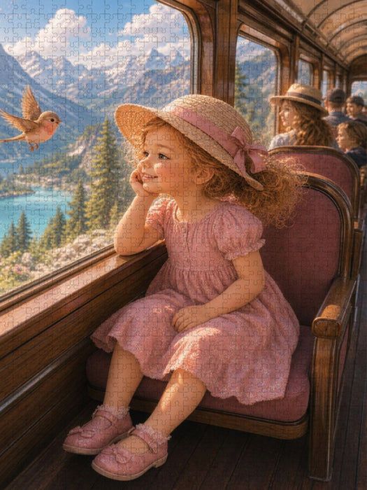 Zauberfahrt ins Alpenland - CALVENDO Foto-Puzzle'