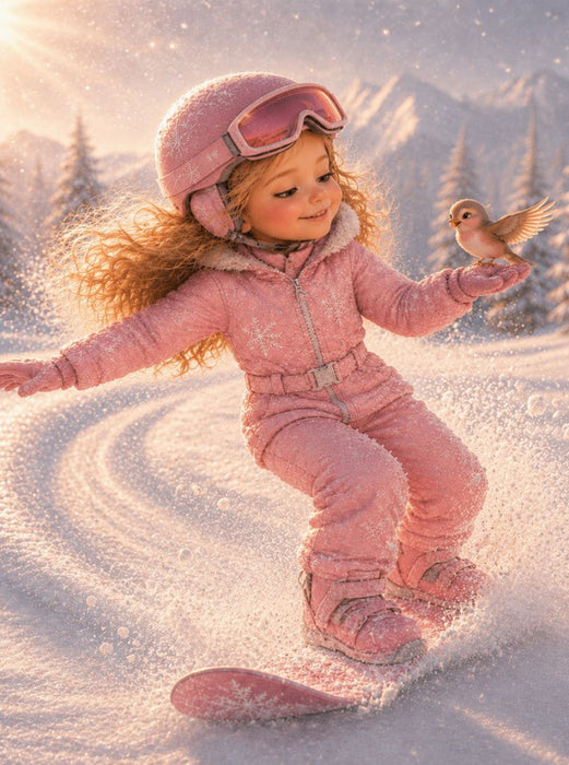 Snowboard Prinzessin - CALVENDO Foto-Puzzle'