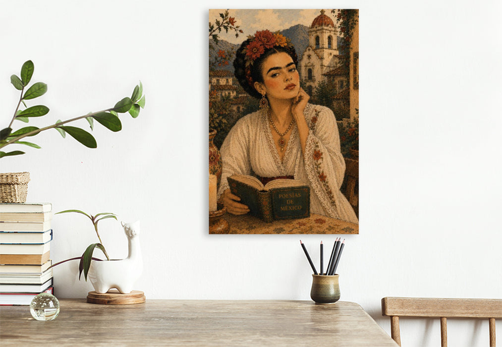 Premium Textil-Leinwand Vive con el alma