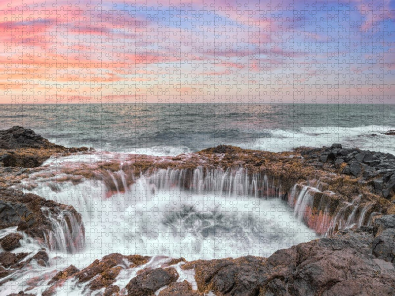 El Bufadero auf Gran Canaria - CALVENDO Foto-Puzzle'