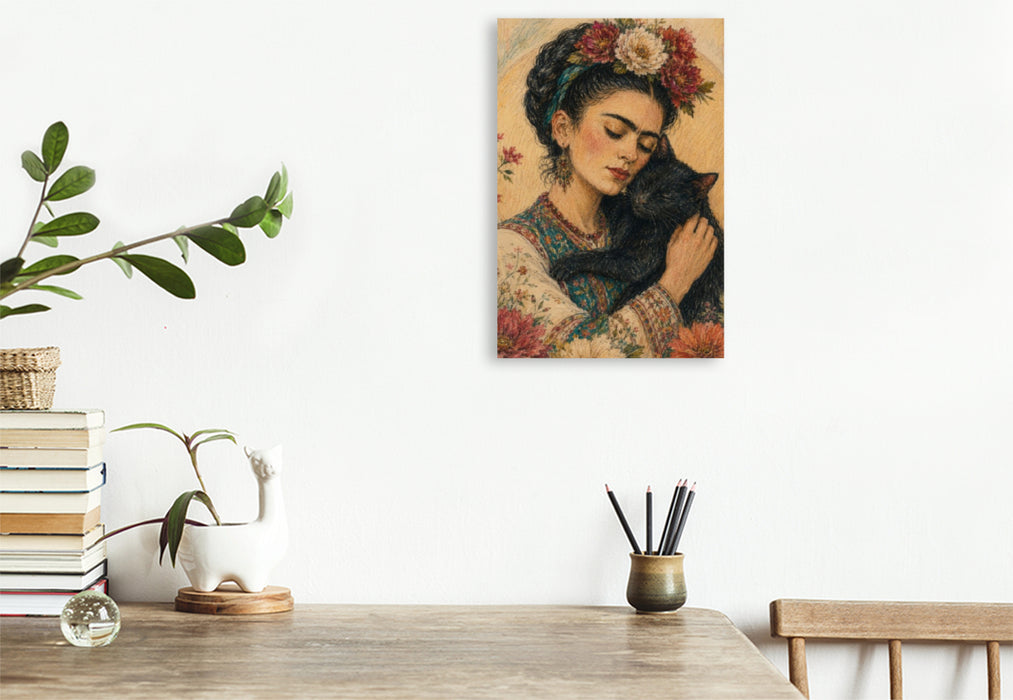 Premium Textil-Leinwand The Language of Nature