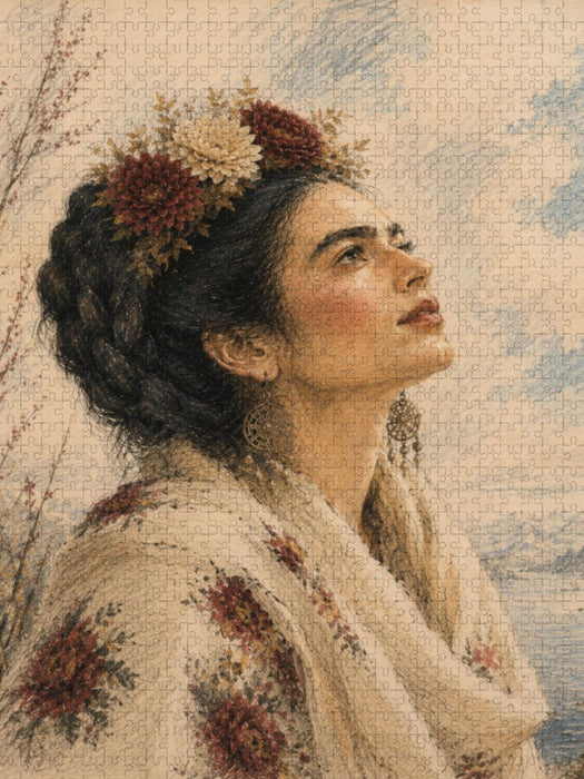 Between Snow and Hope - CALVENDO Foto-Puzzle'