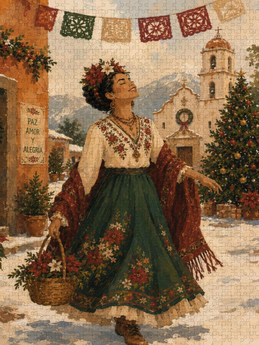 Where Christmas Smells Like Flowers - CALVENDO Foto-Puzzle'