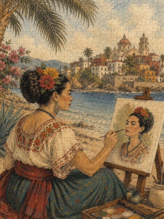 Painted Between Sea and Sky - CALVENDO Foto-Puzzle'