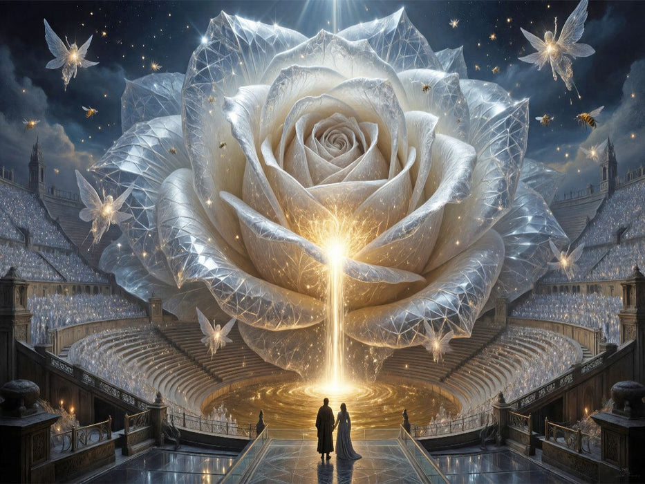 Die Göttliche Komödie - Paradiso 30. Gesang: Die himmlische Rose - CALVENDO Foto-Puzzle'