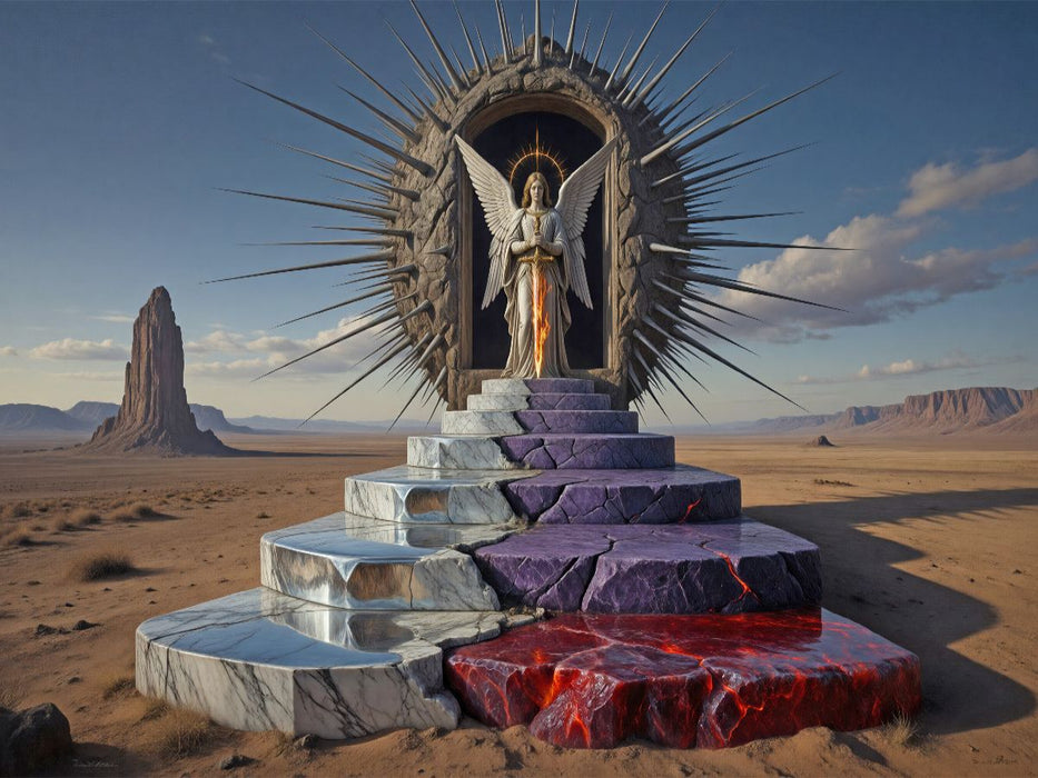 Die Göttliche Komödie - Purgatorio 9. Gesang: Die drei Stufen der Reue - CALVENDO Foto-Puzzle'