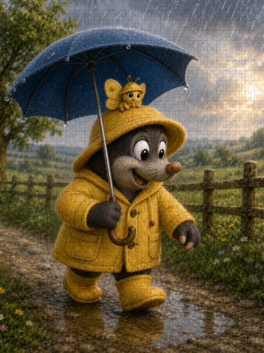 Regenwetter - CALVENDO Foto-Puzzle'