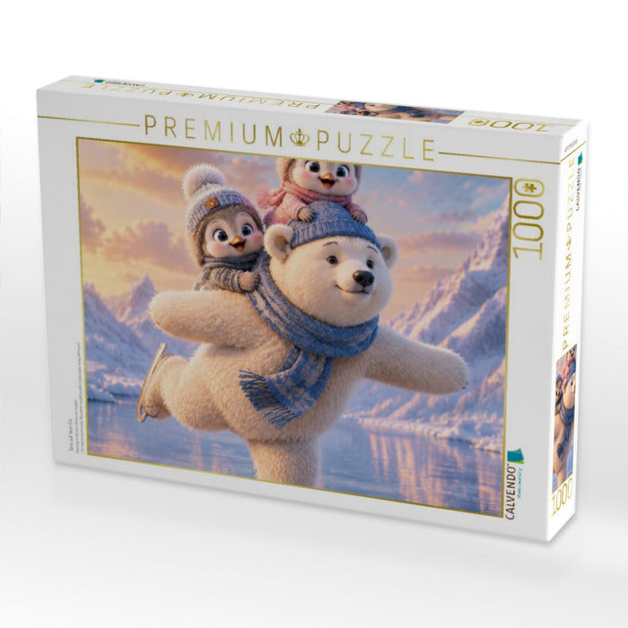 Tanz auf dem Eis - CALVENDO Foto-Puzzle'