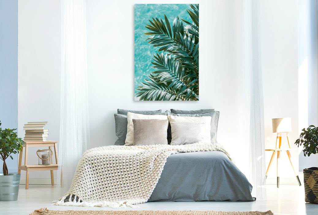 Premium Textil-Leinwand Küstenmomente voller Sonne und Freiheit