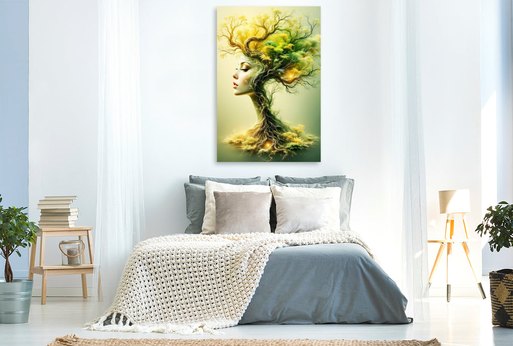 Premium Textil-Leinwand Naturklang