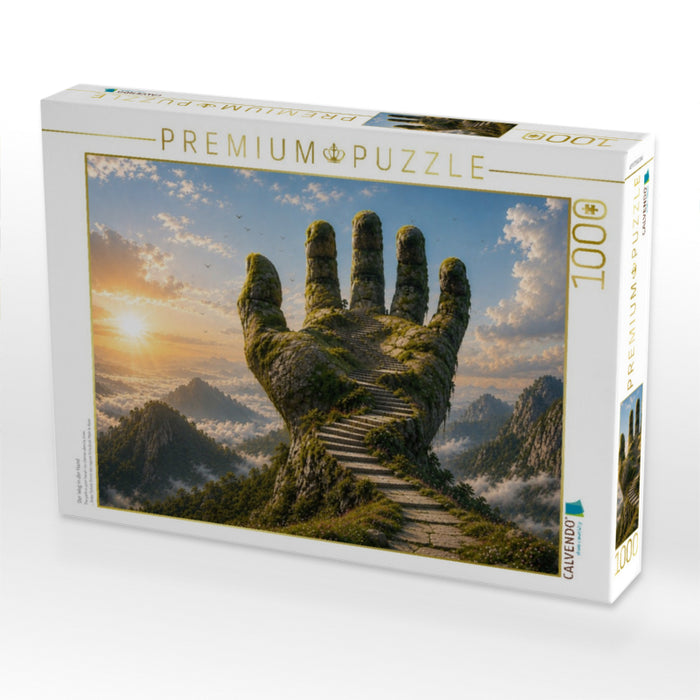 Der Weg in der Hand - CALVENDO Foto-Puzzle'