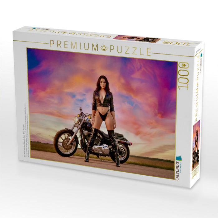 Ein Motiv aus dem Kalender Sexy Biker Beauties - CALVENDO Foto-Puzzle'