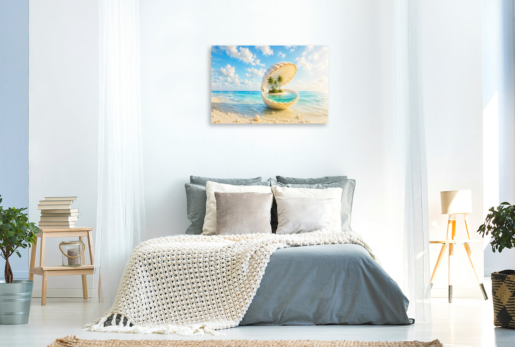 Premium Textil-Leinwand Fragmente der Gedanken