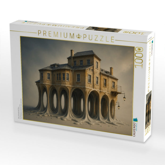 Das schmelzende Haus - CALVENDO Foto-Puzzle'