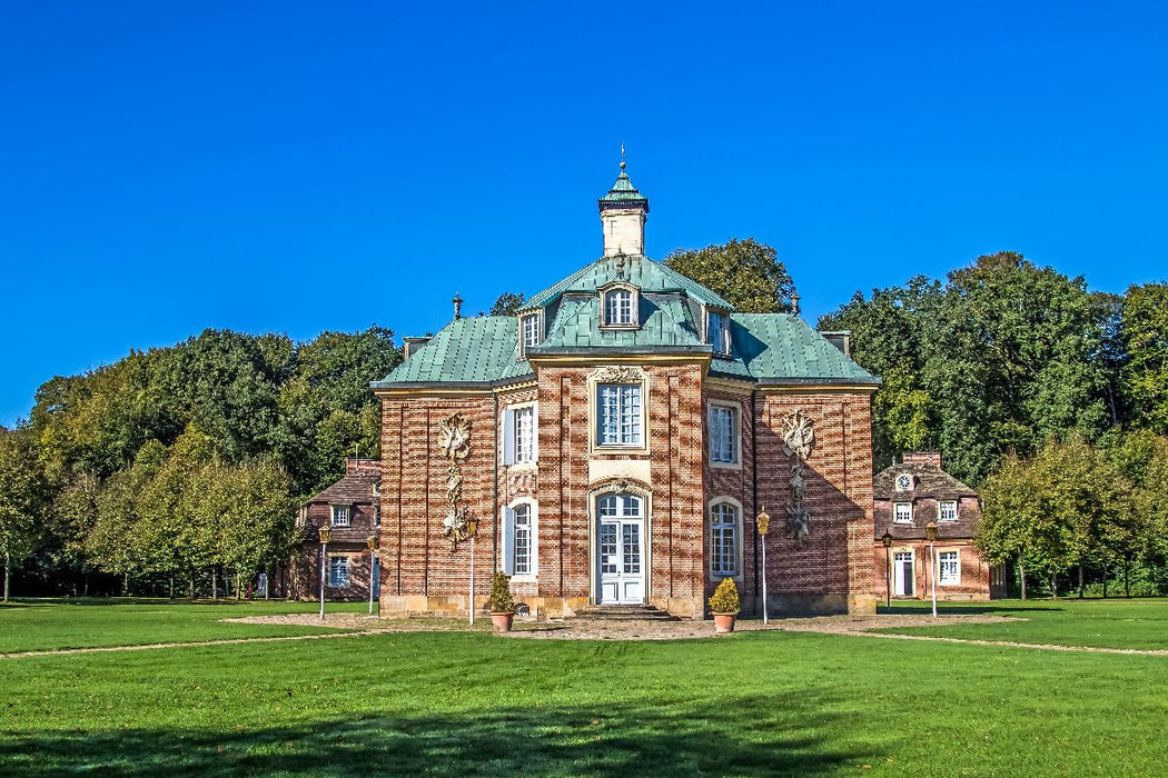 Premium Textil-Leinwand Schloss Clementswerth