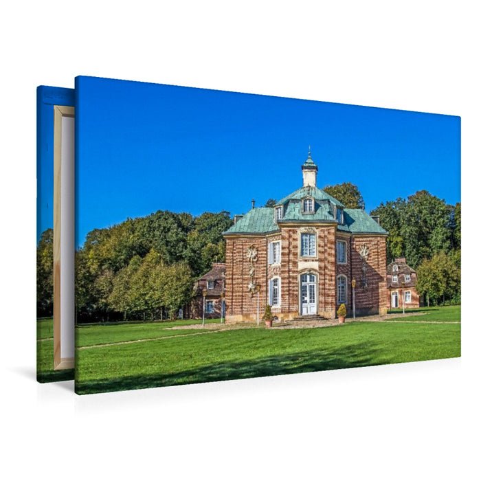Premium Textil-Leinwand Schloss Clementswerth