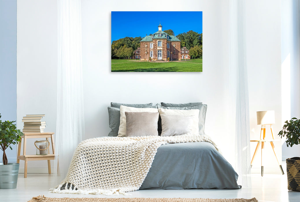 Premium Textil-Leinwand Schloss Clementswerth