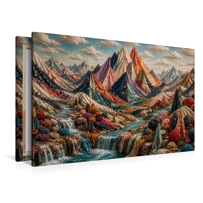 Premium Textil-Leinwand Stoffberge der Träume
