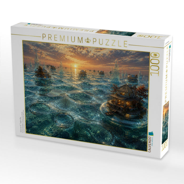 Ozean aus flüssigem Glas - CALVENDO Foto-Puzzle'