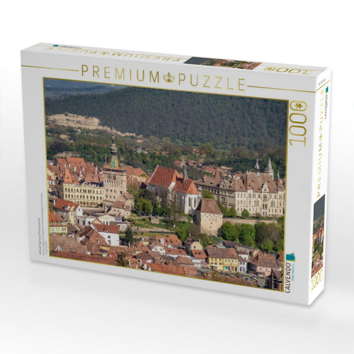 Altstadt Sighisoara Transsylvanien - CALVENDO Foto-Puzzle'