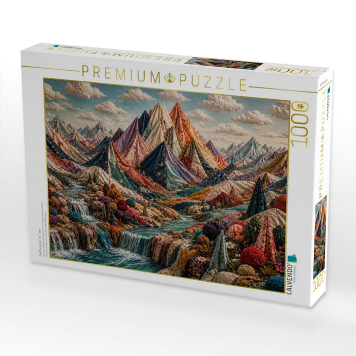 Stoffberge der Träume - CALVENDO Foto-Puzzle'