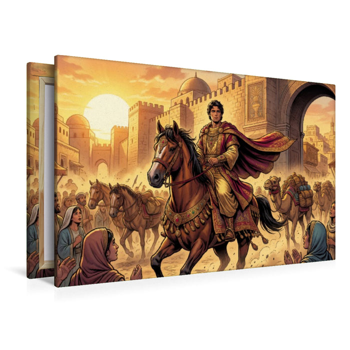 Premium Textil-Leinwand Ben Hur kehrt reich und mächtig zurück