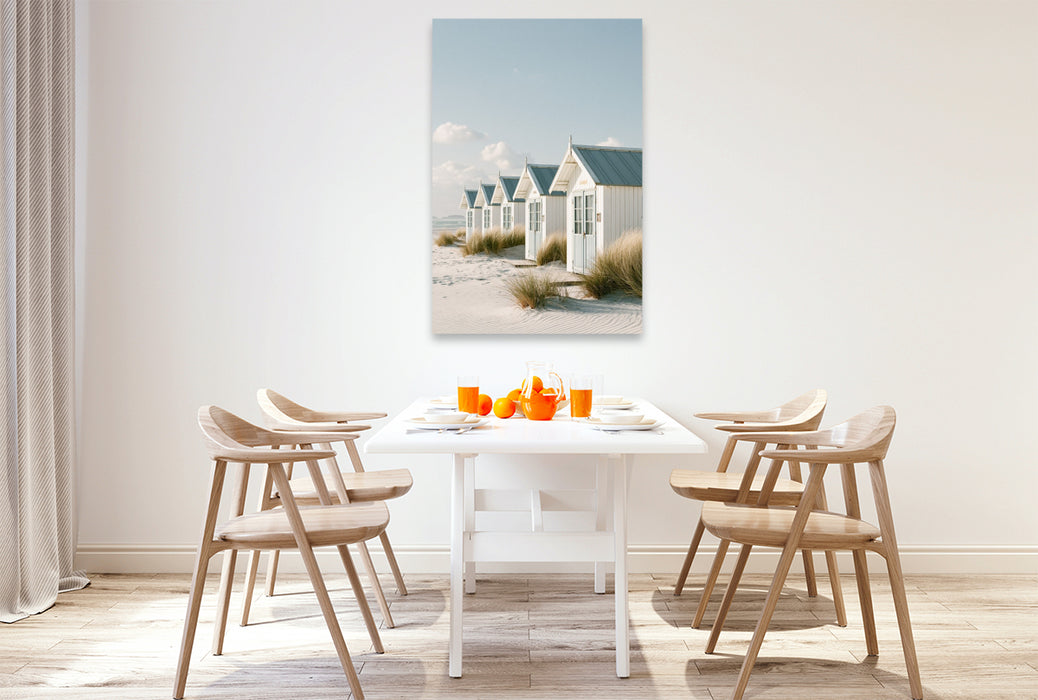Premium Textil-Leinwand Ein Moment nordischer Gelassenheit
