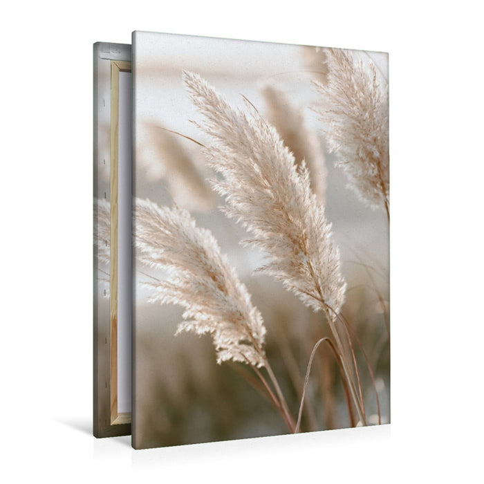 Premium Textil-Leinwand Zarte Natur in stiller Eleganz