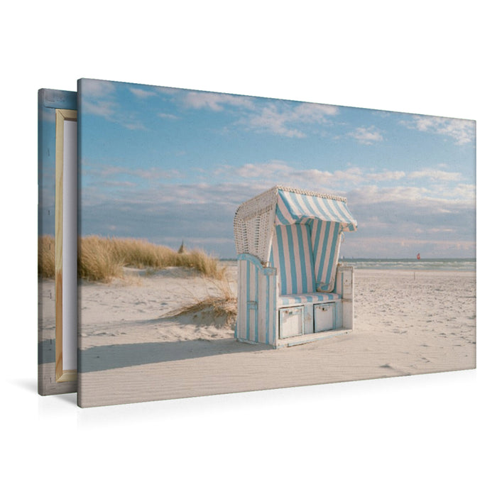 Premium Textil-Leinwand Geborgenheit mit Blick auf den Horizont