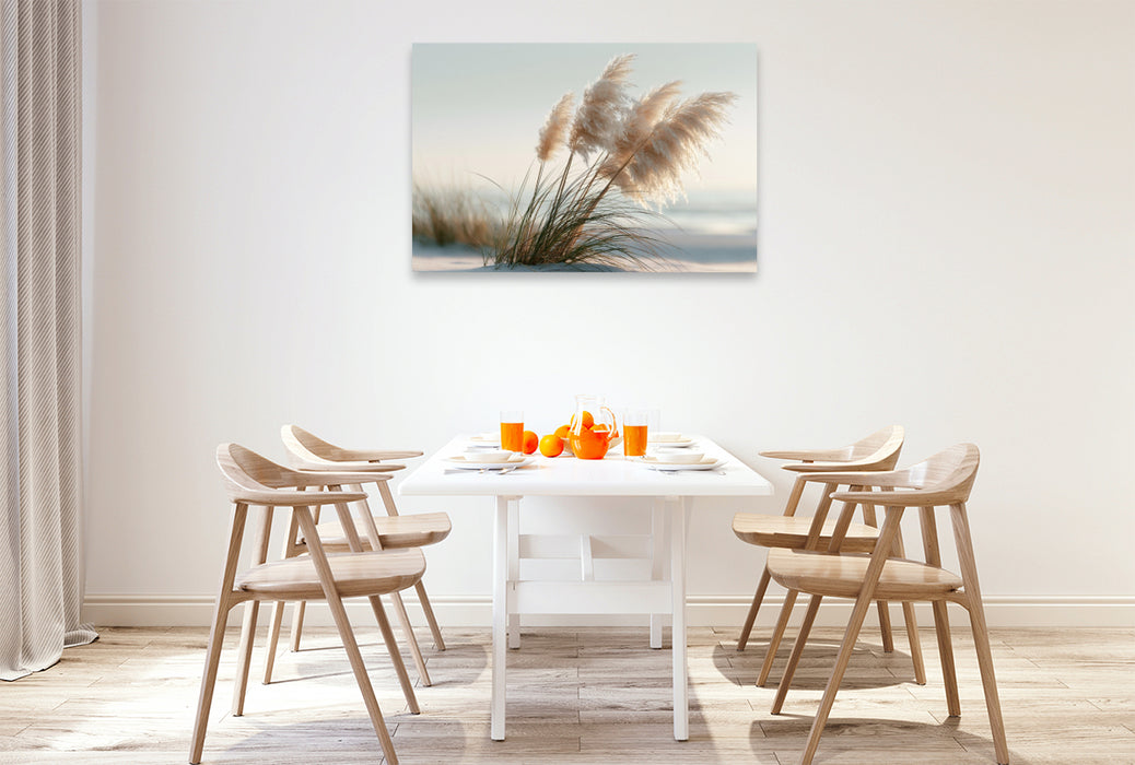 Premium Textil-Leinwand Ein Motiv aus dem Kalender Stille am Horizont