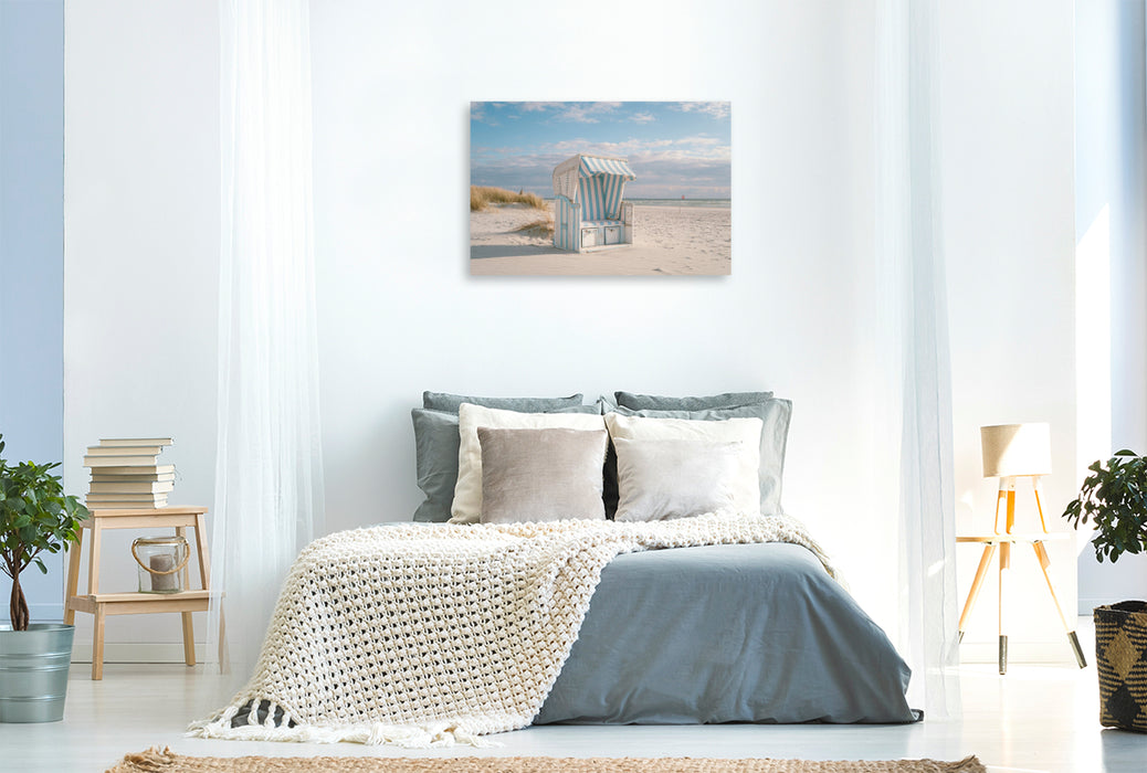 Premium Textil-Leinwand Geborgenheit mit Blick auf den Horizont