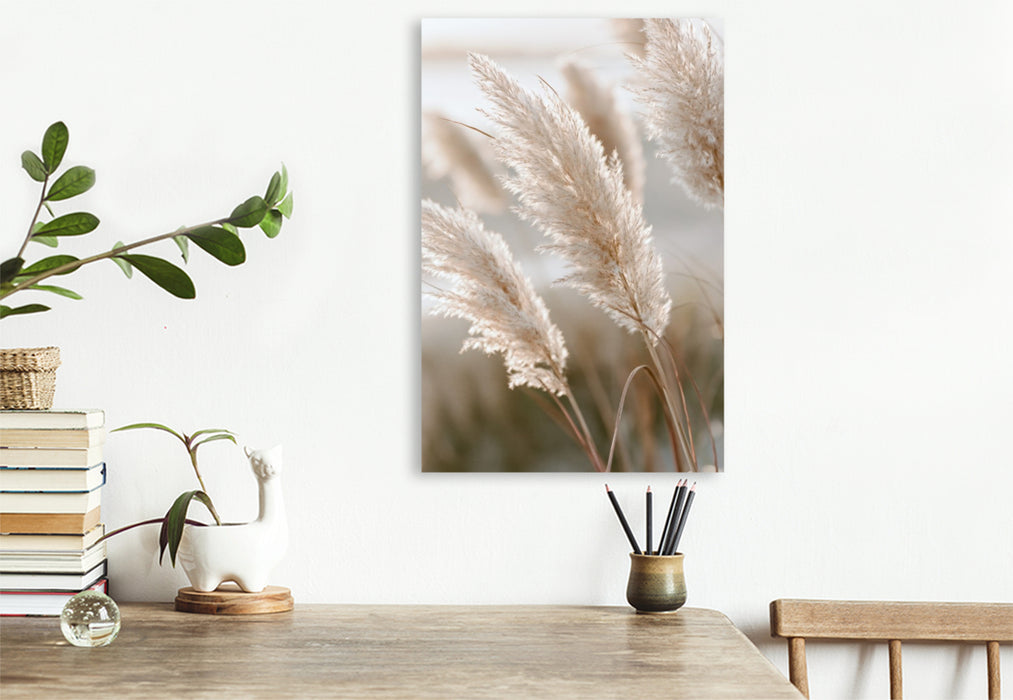 Premium Textil-Leinwand Zarte Natur in stiller Eleganz