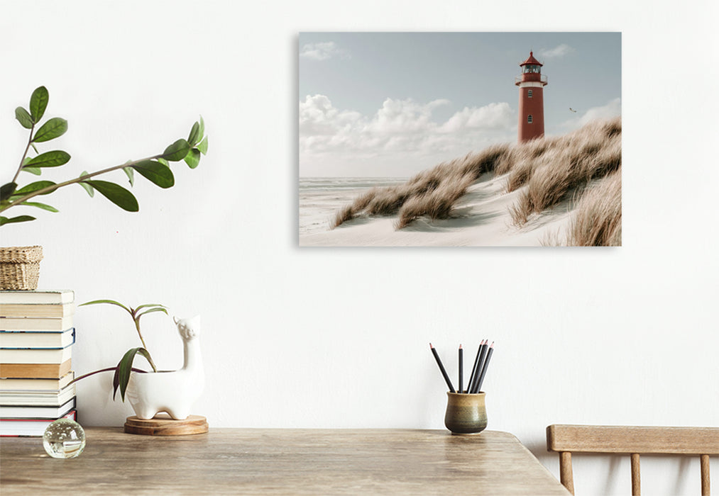 Premium Textil-Leinwand Ein Motiv aus dem Kalender Stille am Horizont