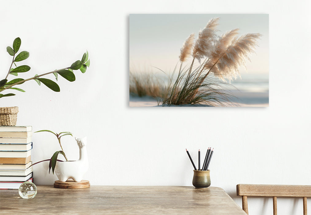 Premium Textil-Leinwand Ein Motiv aus dem Kalender Stille am Horizont