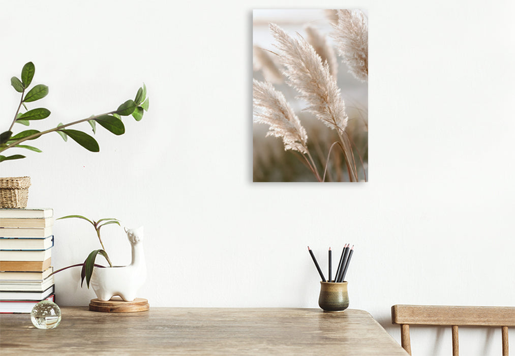 Premium Textil-Leinwand Zarte Natur in stiller Eleganz