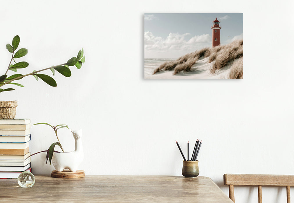 Premium Textil-Leinwand Ein Motiv aus dem Kalender Stille am Horizont