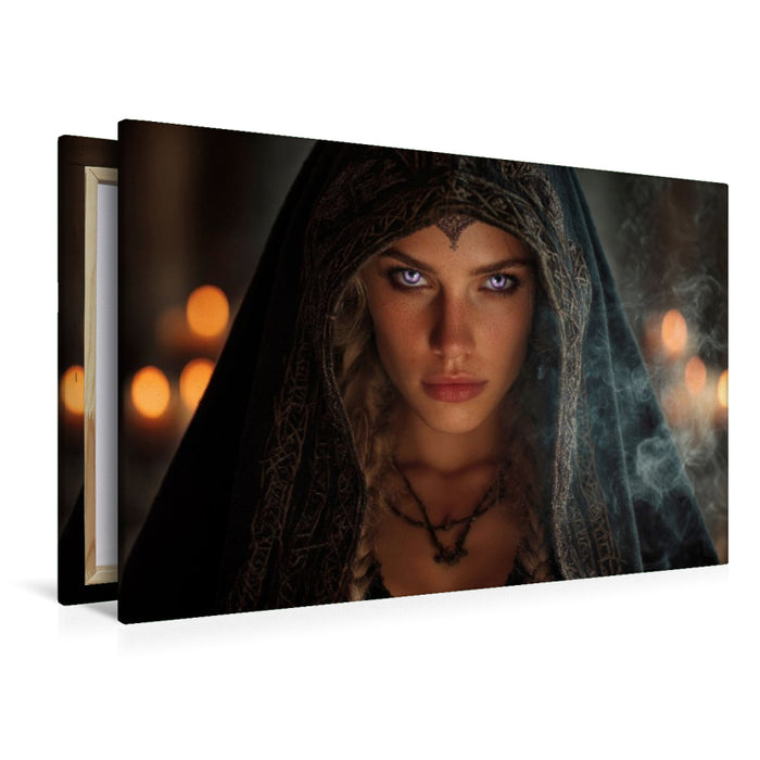 Premium Textil-Leinwand Augen der Magie