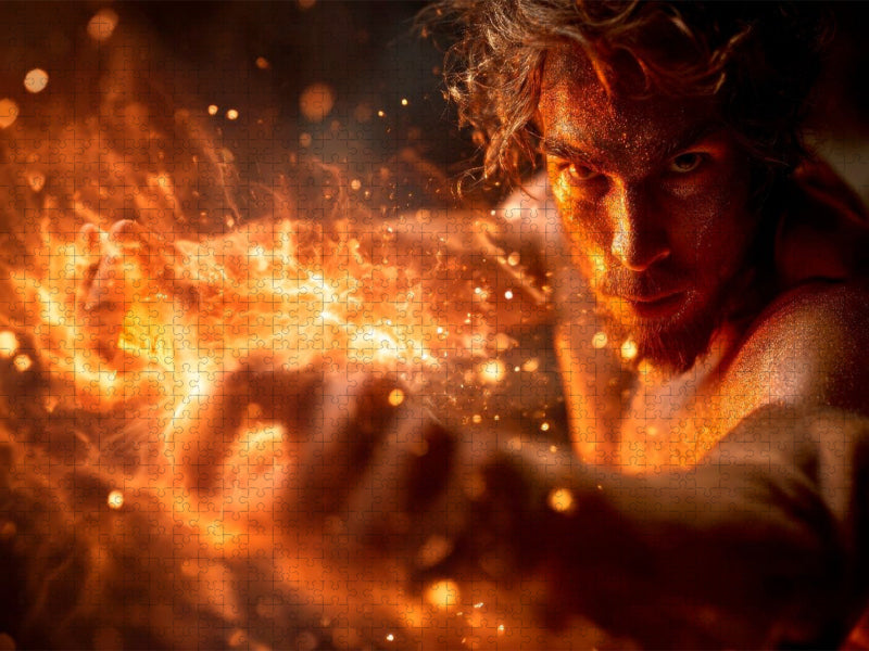 Meister des Feuers - CALVENDO Foto-Puzzle'