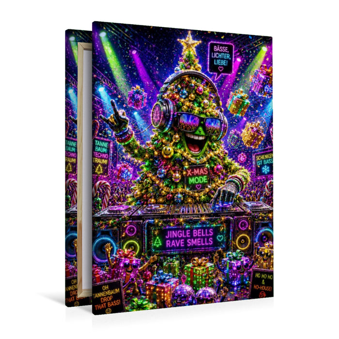 Premium Textil-Leinwand x mas bash