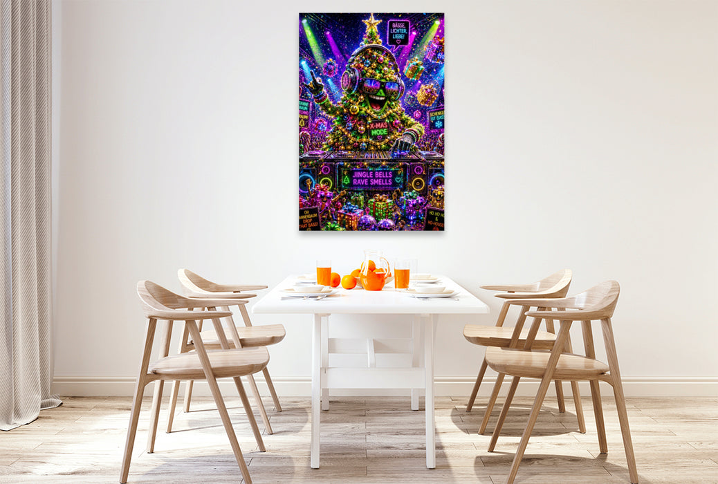 Premium Textil-Leinwand x mas bash