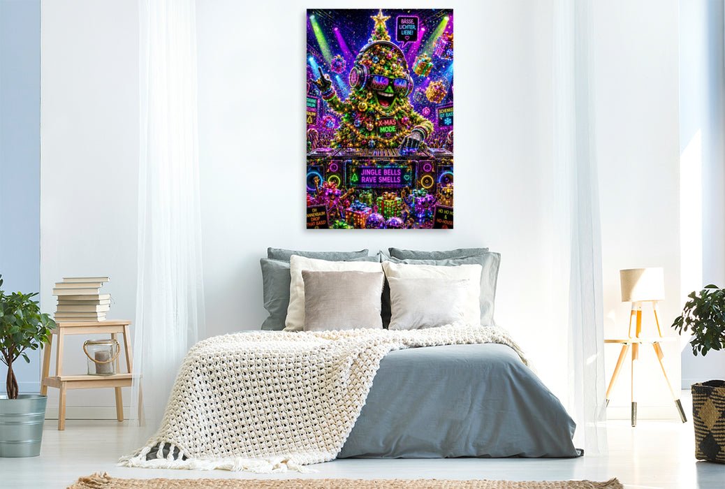 Premium Textil-Leinwand x mas bash