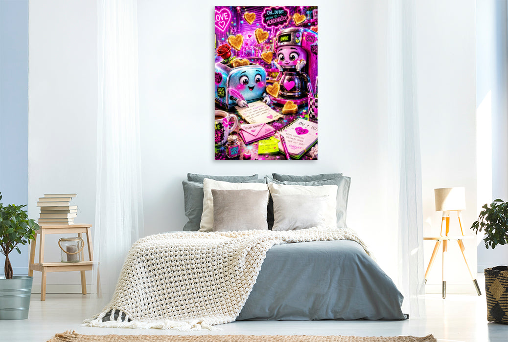 Premium Textil-Leinwand valentine
