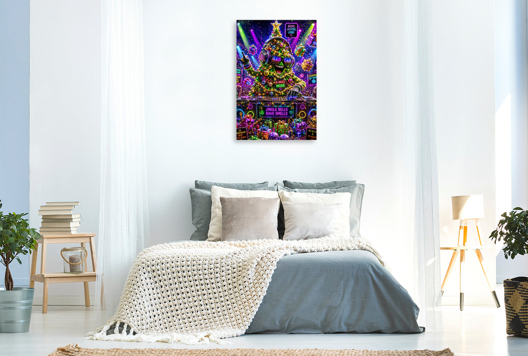 Premium Textil-Leinwand x mas bash