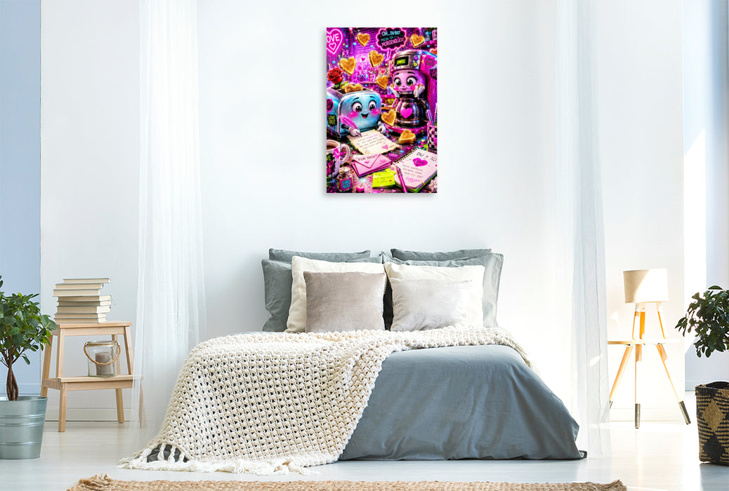 Premium Textil-Leinwand valentine