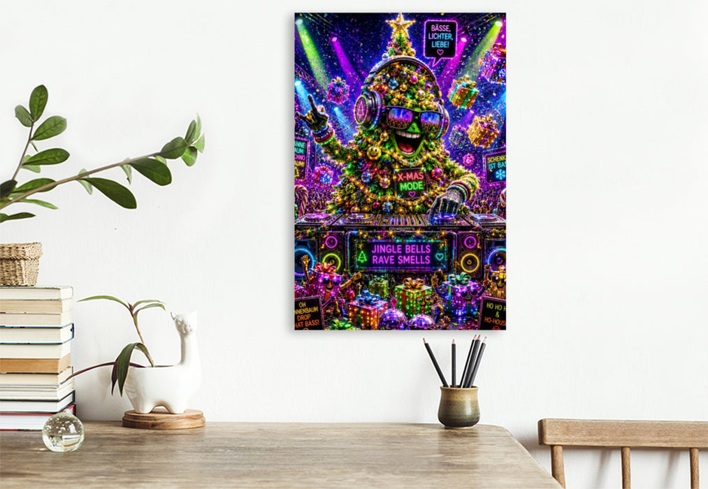 Premium Textil-Leinwand x mas bash