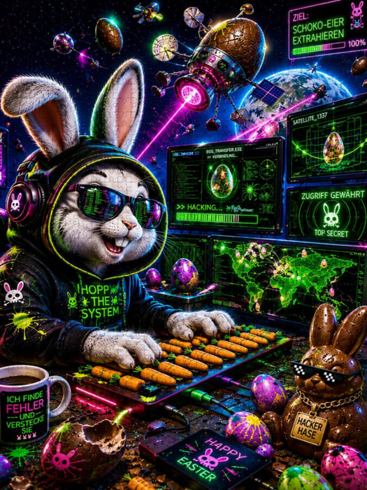 hacking rabbit - CALVENDO Foto-Puzzle'