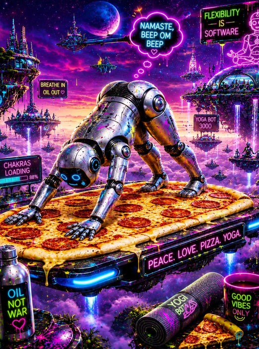 robot yoga - CALVENDO Foto-Puzzle'