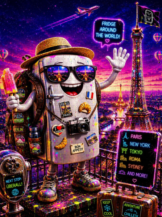 sightseeing fridge - CALVENDO Foto-Puzzle'