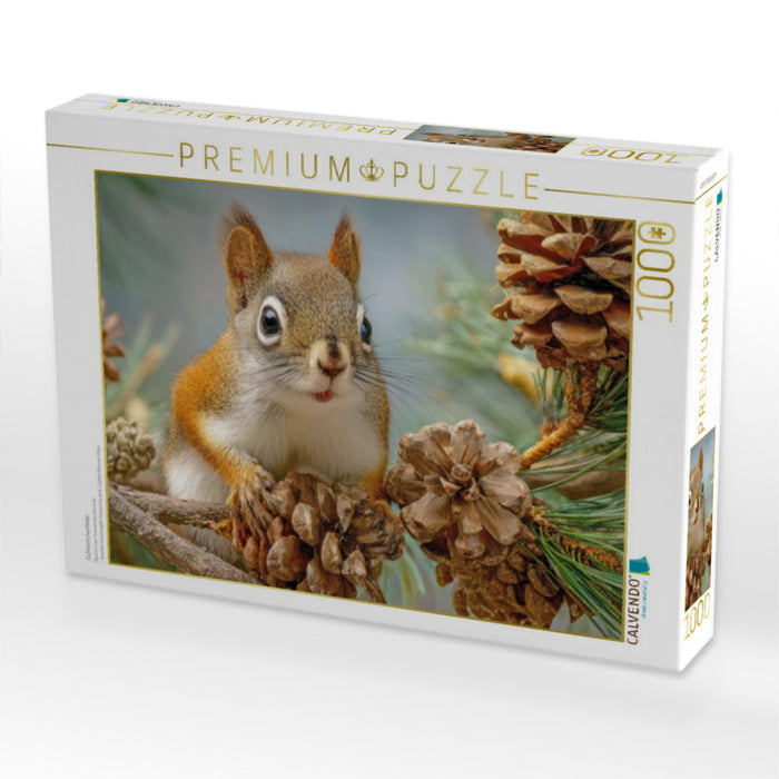 Eichhörnchenliebe - CALVENDO Foto-Puzzle'